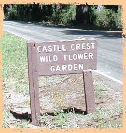 Castle Crest Wildflower Garden Sign